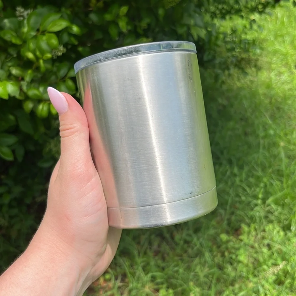 RTIC 10oz Lowball Tumbler Coffee Travel Mug Cup Silver